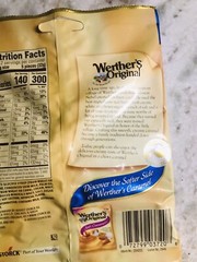 Werther’s Originals Chewy Caramels 2.40 oz upc 072799037208