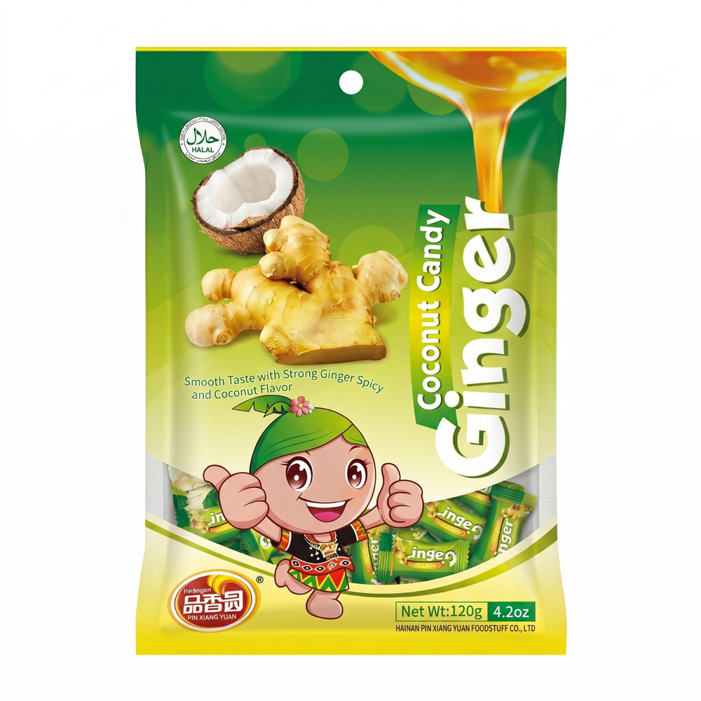 Chun Guang Coconut Candy Premium Asian-Ginger, Coffee, Coconut & Assorted 4.2oz