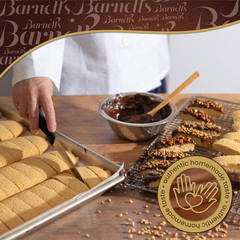 Barnetts Christmas Holiday Thanksgiving 5 Chocolate Biscotti Gift Box, Gourmet