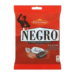 32x Negro Classic Aniseed and Menthol Flavored Syrup Filled Hard Candy 63g