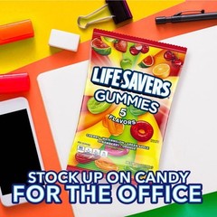 Life Savers 5 Flavors Gummy Candy Original Assortment 7 oz 49 Ct 2 Pack