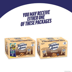 Famous Amos 2oz Chocolate Chip Cookies Box of 42 Pieces