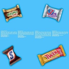 Snickers, Twix, Milky Way, & 3 Musketeers Minis Candy Bars – 19.49oz Bulk Bag