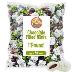 Chocolate Filled Candy – 1 Pound Bulk Bag – Arcor 0.125 ounces, White