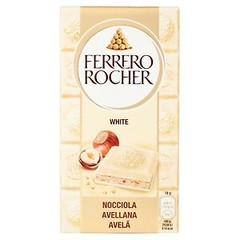 Ferrero Rocher White Chocolate Tablet | 3,1 Oz /90 Gr