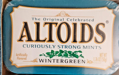 6 PACK ALTOIDS Classic Wintergreen Curiously Strong Breath Mints 1.76 oz Tin
