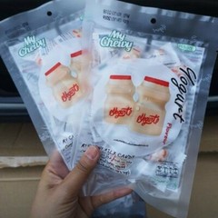 Pack of 6 Haoliyuan Chewy Milk Candy Fruit Flavor 67g Strawberry/Corn(7 Flavors)