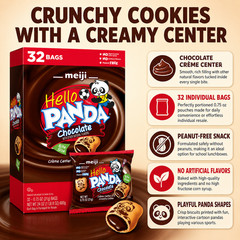Meiji Hello Panda Chocolate 0.75oz 32ct