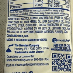 YORK Zero Sugar Chocolate Peppermint Patties, Candy Bags, 3 oz