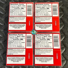 4-PACK LOT OF BAZOOKA ORIGINAL BUBBLE GUM 6 PIECES PER BOX=24 PIECES +JOE COMIC!