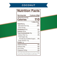 Russell Stover Sugar-Free Coconut Flavor, Bulk Chocolate Candy Bars (4 Pounds)