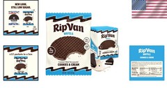 Individually Wrapped Cookies & Cream Stroopwafels – Low Sugar 3g – 12 Count