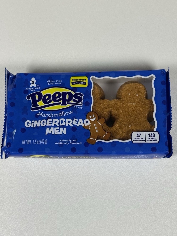 🧸Peeps Marshmallow-Gluten Free Gingerbread Man FRESH – Comb.SHIP +$1/ea