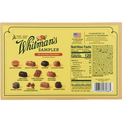 WHITMAN’S SAMPLER Assorted Milk & Dark Chocolate Candy 10 Ounce (Pack of 1)