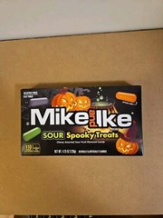 Mike and Ike 4.25 oz. SOUR SPOOKY TREATS Halloween Chewy Candy ** BB 07/2025 **
