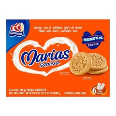Gamesa Marias Cookies, 4.9 Oz (Pack of 6), Free shipping