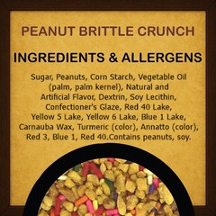 Peanut Brittle Crunch Ice Cream Krunch Kote Crunchies Topping Sprinkles 16 oz.