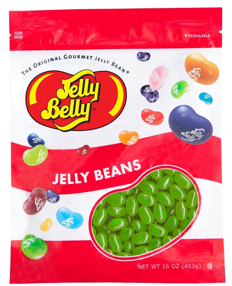 Lemon Lime Jelly Beans 1 Pound Resealable Bag Real Citrus Flavor Fat Free Kosher