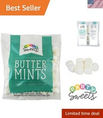 Delicious Gluten-Free Buttermints, 14 oz, Approximately 100 Soft Chewy Pieces