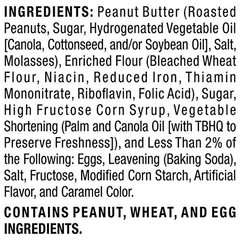Grandma’s Peanut Butter Cookies, 2.5 Ounce (Pack of 60)