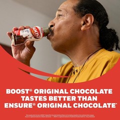 BOOST Original Ready to Drink Nutritional Drinks, Rich Chocolate Pack of 24