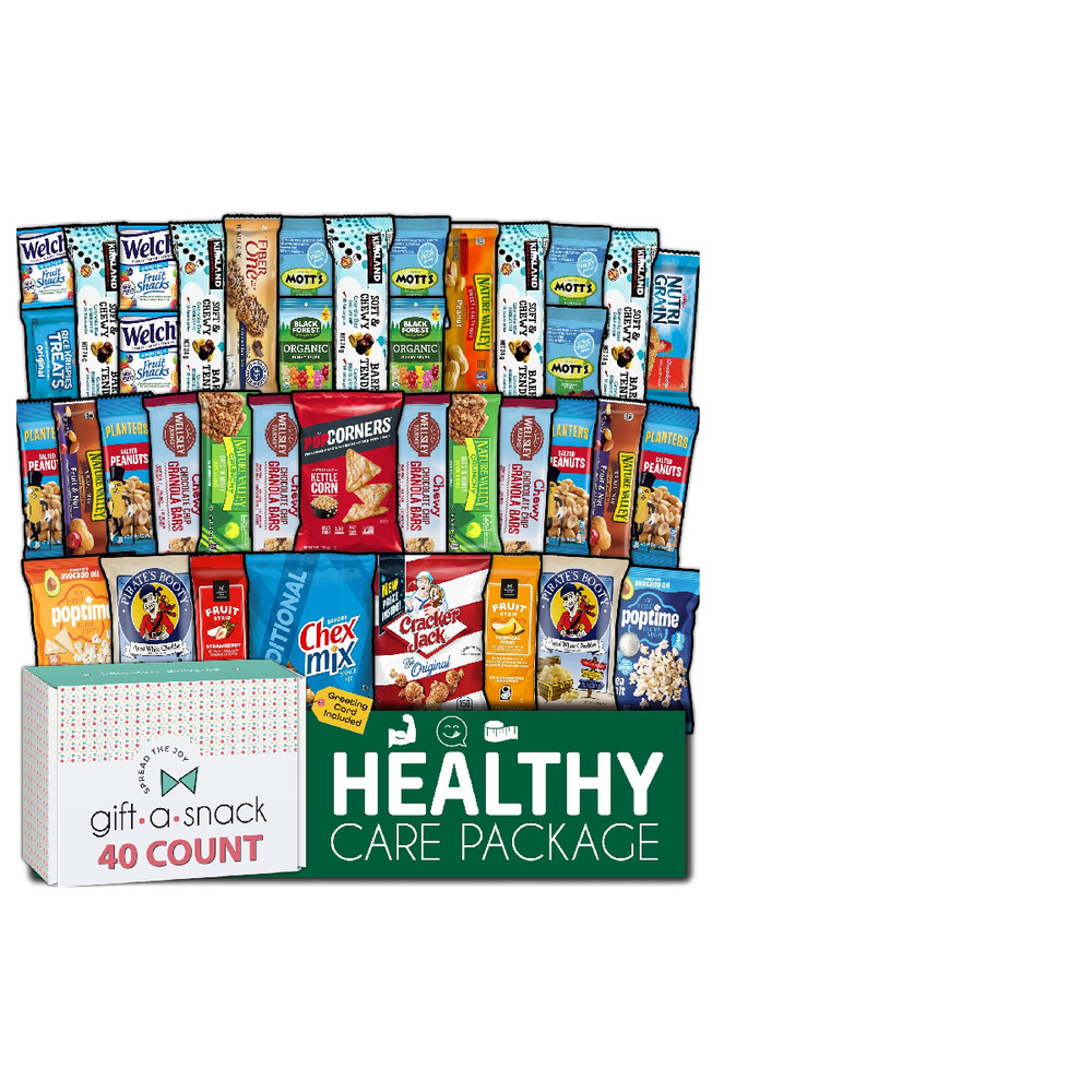 Nut Cravings Gift A – Card 40 Count Graduation Birthday Treats Gift Basket