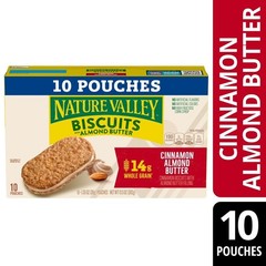 Biscuit Sandwiches, Cinnamon Almond Butter, 10 Bars, 13.5 oz