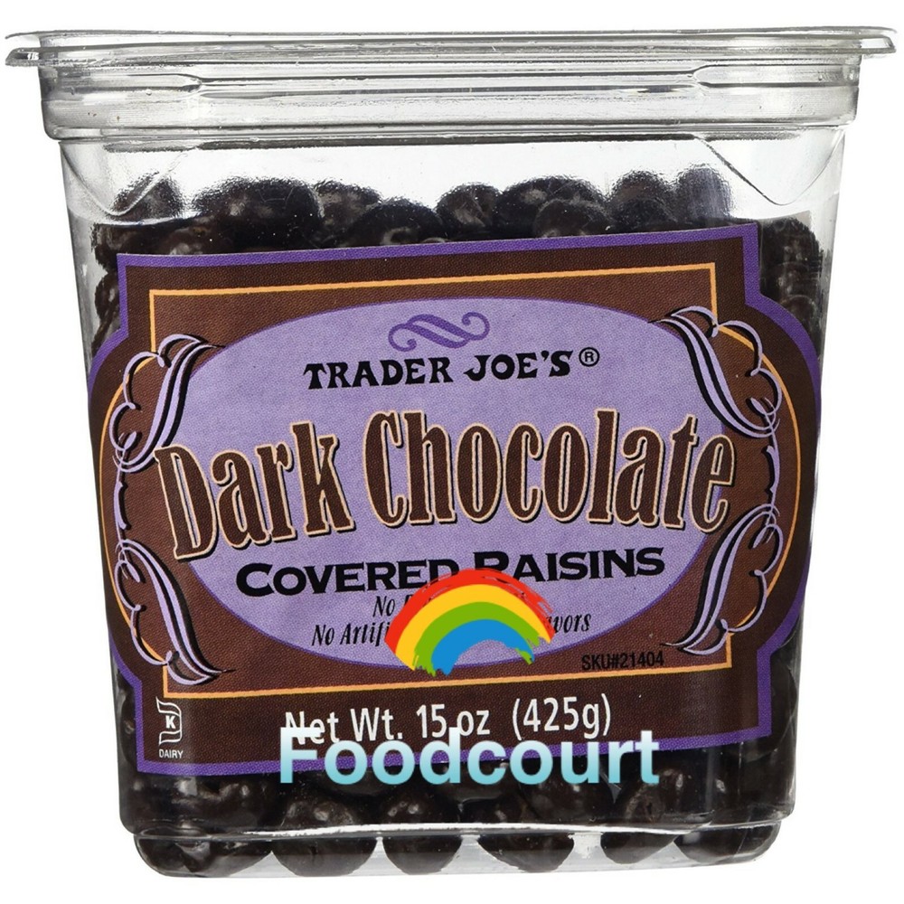 Trader Joe’s Dark Chocolate Covered Raisins 15 oz