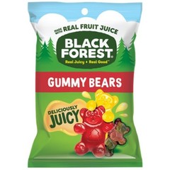 4x Black Forest Gummy Bears Candy Snack Peg Bag Fruit Chewy Sweet Bag Bulk Lot 6