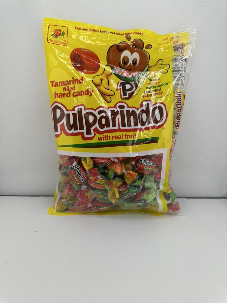 Pulparindo Hard Candy ,Mango ,Tamarind Watermelon ,Spicy Mexican Candy ,68counts
