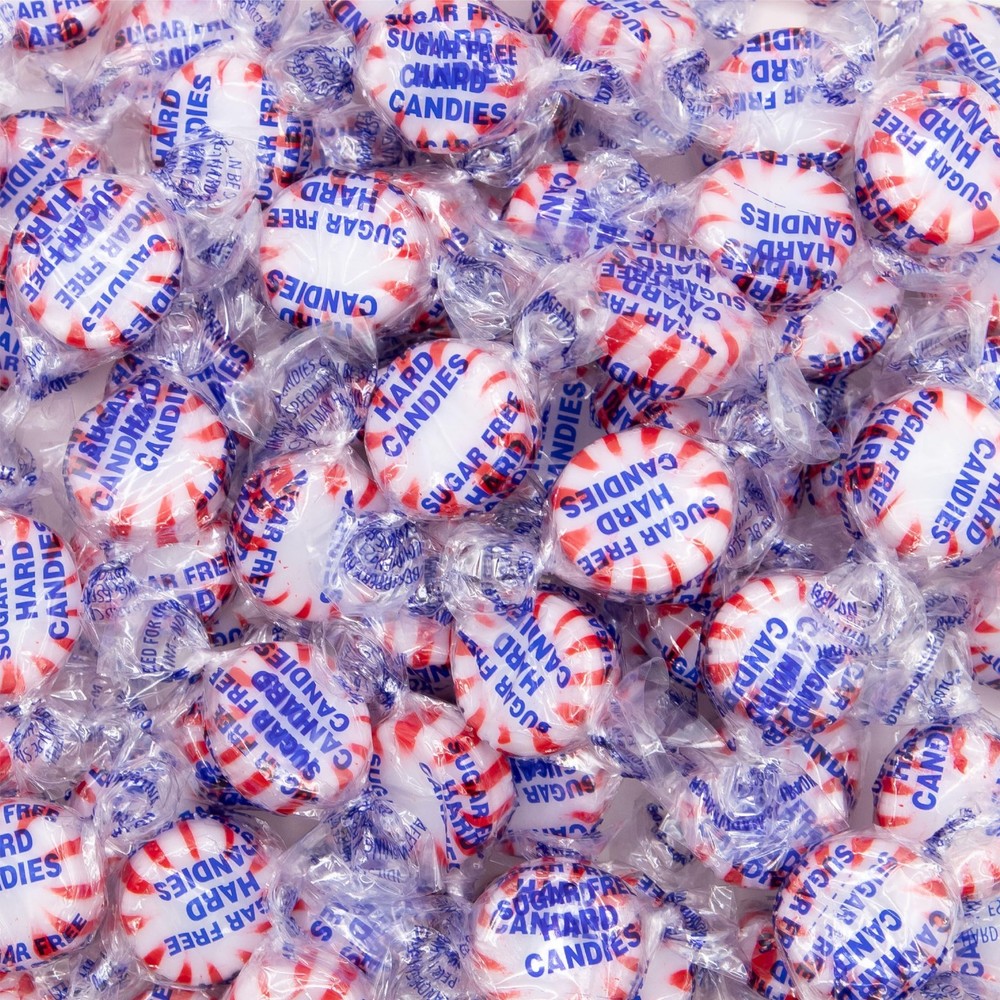 Sugar Free Starlight Mints – 1 Pound Pack 1 (Pack of 1), White,Red