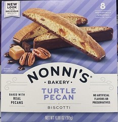 2x Nonni’s Bakery TURTLE PECAN Biscotti Nonnis Baked With Real Pecans 6.88oz Box