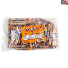Chick-O-Stick: 1.06 lbs of 48 Wrapped Peanut Butter Snack Sticks – Crunchy Treat