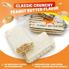 Wrapped Bulk Candy Bars, Peanut Butter, 1 Pound