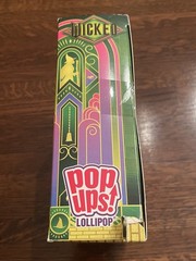 WICKED Pop Ups! Lollipops Glinda & Elphaba Includes 4 FLIX Candy Lollipops