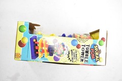 Dubble Bubble Spiral Fun Tumble Tower Multi Color Gumball Dispenser 1.76oz New