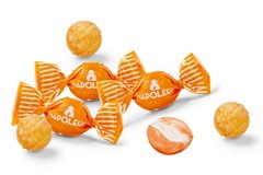 Sour Orange Balls Individually Wrapped Hard Candy Sour Fruit Mix Gluten-Free,…