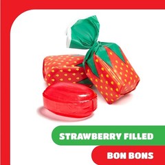 Bulk Arcor Strawberry Bon Bons – Individually Wrapped Hard Candy, 2 Pound Pack
