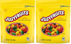 Wonka Jujyfruits Gummy Candy, Assorted Gummy Candy, 12Oz Resealable Bag (Pack of