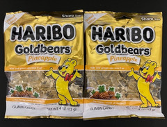 *LIMITED EDITION* Haribo “PINEAPPLE” Gummi Bears Gummy Candy {2 BAGS}