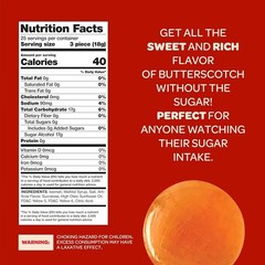 Sugar Free Butterscotch Hard Candy | Individually Wrapped | CHRISTMAS SALE!