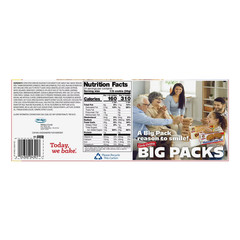 Little Debbie Big Pack Oatmeal Creme Pies, 12 Sandwich Cookies per pack, 30 oz