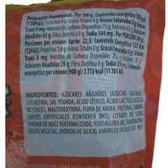 1pk-18pc. Rockaleta Mancha-T Gomitas Enchilada Piña Mandarina 50g ea.-900g total