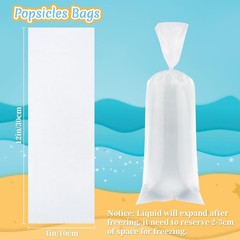 400 Ice Candy Plastic Bags – 4X12 Bolsas Para Bolis De Hielo Mexicanos Freeze Ic