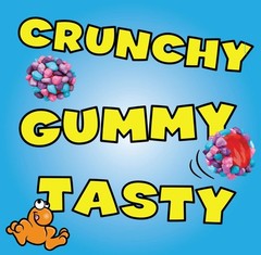 NERDS Gummy Clusters – Caramel and Very Berry, Crunchy and Chewy, 18.5 oz Bag