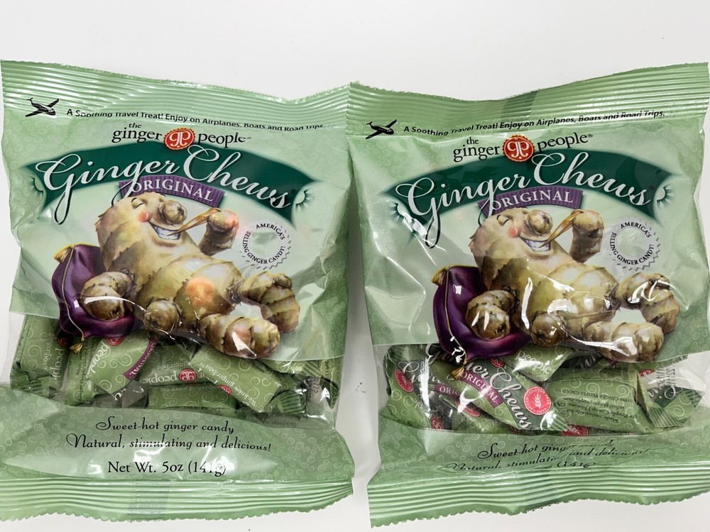 2- Pack Trader Joe’s The Ginger People ORIGINAL Ginger Chews 5oz. Each pack