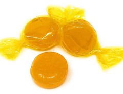 SweetGourmet Arcor Butterscotch Buttons Yellow Wrap 5 pounds FREE SHIPPING