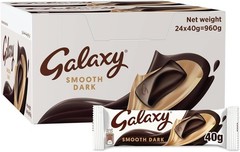 Galaxy Smooth Dark Chocolate Bar 40g 1PCS