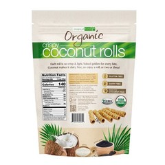Tropical Fields Organic Crispy Coconut Rolls 11 Ounce Bag