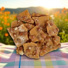 Home Style Peanut Brittle Candy by (2 Pound (Pack of 1))